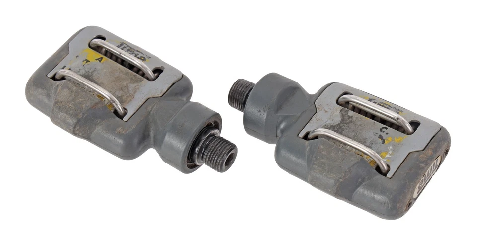 TIME ATAC Mountain Bike Clipless Pedals 2-Bolt Gray XC Gravel DH Trail MTB - Image 1 of 4