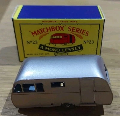 Matchbox Lesney No. 23 Bluebird Dauphine Caravan Caja Original - Nuevo  Foto 1 de 4