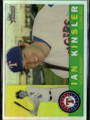 2009 Topps Heritage #C7 Ian Kinsler Chrome Refractors #/560 - Image 1 of 2