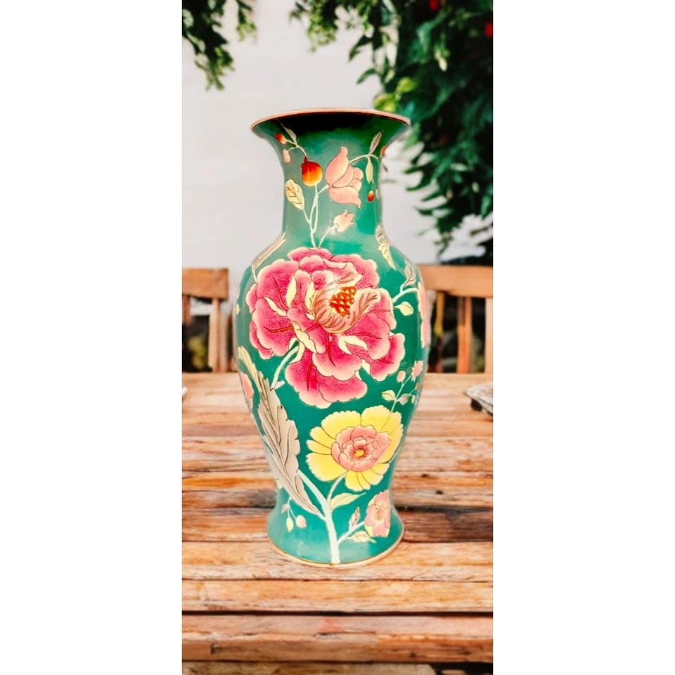 Jarrón floral vintage JC Penney Classic Traditions  Foto 1 de 4