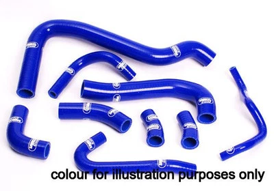 Mangueras de rueda de silicona Samco negras como nuevas para Suzuki TL 1000 R 1998-2003 Foto 1 de 4