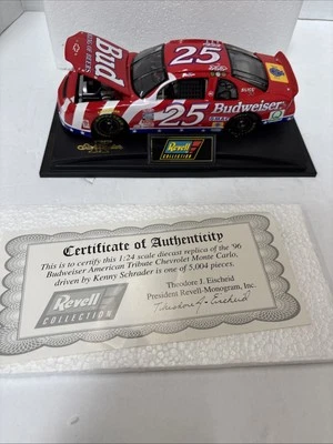Ken Schrader #25 Budweiser 1996 Chevrolet Monte Carlo 1:24, 1 Of 5,004 - Image 1 of 4