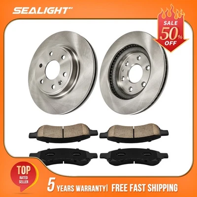 Kit de pastillas de freno rotores de disco delanteros para GMC Acadia Buick Enclave Chevrolet Traverse Foto 1 de 4