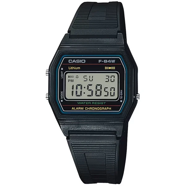 Casio Watch Casio Collection F-84W-1QJH Men's Black From Japan