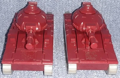 Two Vintage 1984 Transformers G1 Autobot Warpath Mini Figure Tank - Image 1 of 4