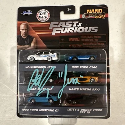 Jada Nano Hollywood Rides Fast & Furious(大众捷达)Chad Lindberg签名!! — 第 1/4 张图片