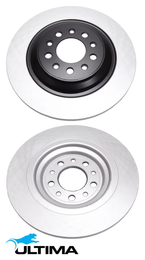 ULTIMA REAR SOLID DISC BRAKE ROTOR SET FOR JEEP CHEROKEE KL EHB EHK 3.2L V6 - image 1 of 1