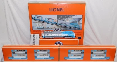 SCARCE Lionel 6-21950 SD-70 MAERSK Maxi-Stack Set SEALED C-8+ Diesel freight O - Image 1 of 4