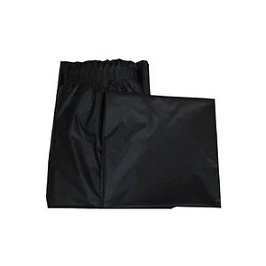 Touch of Color Plastic Disposable Table Cover Black Velvet 108" L x 54" W, 12 CT - Image 1 of 4