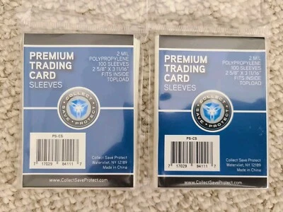 200 FUNDAS PREMIUM PARA CARTAS COLECCIONABLES - NUEVAS - NBA MLB NFL NHL Fútbol UFC Pokemon Foto 1 de 3