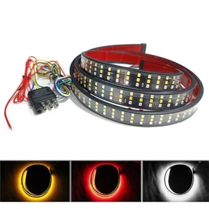 60" LED Truck Strip Tailgate Light Bar Reverse Brake Tail Flowing Turn Signal US - Picture 1 of 11