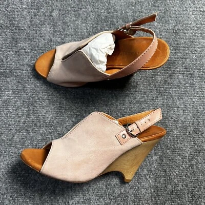 Latitude Mujer Tacones Mujer 8 Medianos Cuero Hebilla Ajustable Hecho en Italia Foto 1 de 4