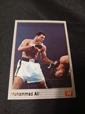 MUHAMMAD ALI AW SPORTS PROMO CARD #1 EXTREMELY RARE NM