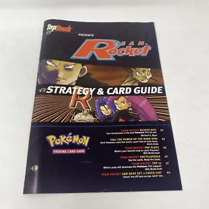 Pokemon TopDeck Team Rocket Strategy and Card Guida Vintage WOTC Raro 1999 - Foto 1 di 7