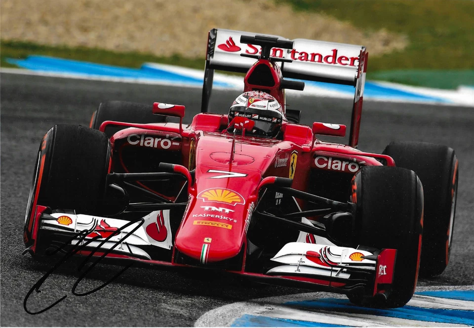 Kimi Räikkönen "Ferrari" Autogramm signed 20x30 cm Bild - Bild 1 von 1