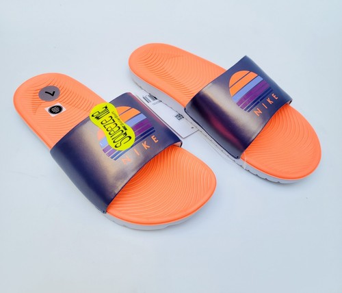 Sandali Nike Kawa Slide SE 2 (GS PS) arancione brillante bianco taglia 7Y DA2638 500