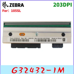 GENUINE NEW Printhead for Zebra 105SL 203dpi Thermal Label Printer G32432-1M - Picture 1 of 6