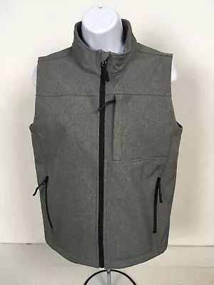 Cowboy Legend Women Jacket Vest Size XL Gray w Zippered Front Pockets Sleeveless - Image 1 of 4