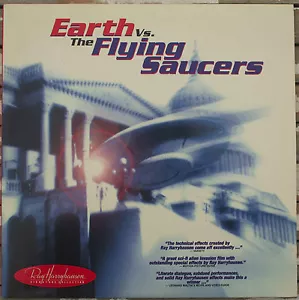 Earth Vs. the Flying Saucers Laserdisc Hugh Marlowe Ray Harryhausen 10886 B+W - Picture 1 of 9