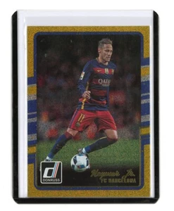 Neymar Jr 2016-17 Panini Donruss Fútbol Oro Paralelo #31 FC Barcelona - Imagen 1 de 2