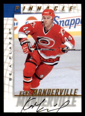 1997-98 Be A Player AUTO #165 Kent Manderville - Image 1 of 2