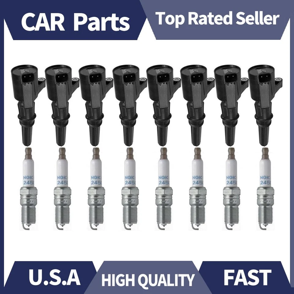 Bujía bobina de encendido NGK 16 PIEZAS para Ford Crown Victoria 1999 1998 2000 2001 Foto 1 de 4