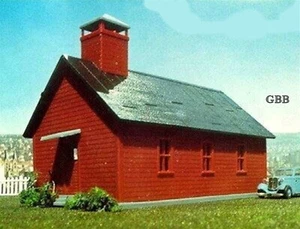 HO 1:87 Scale RURAL SCHOOL HOUSE Kit New IHC 4104 - Picture 1 of 1