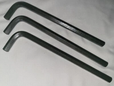 5/16" Long Arm Hex Key Tool Allen Wrench Heat Treated Standard SAE Lot of 3 - Image 1 of 3