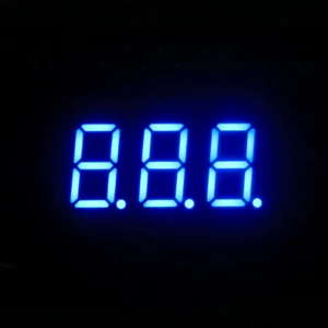 1pc ~100pcs 0.36" 0.36 inch 7 Segment Display Blue LED 3 Digit Common Cathode - Picture 1 of 7