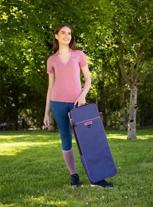 LeMieux ShowKit Trense Tasche Dusk Blue - schützender Aufbewahrungsaufhänger Reißverschluss - Bild 1 von 2