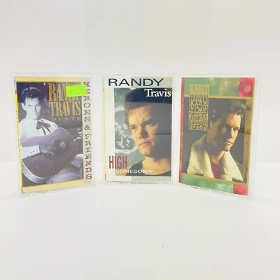 Randy Travis Cassette  Lot 3 Heroes & Friends High Lonesome  Old Time Christmas - Image 1 of 4
