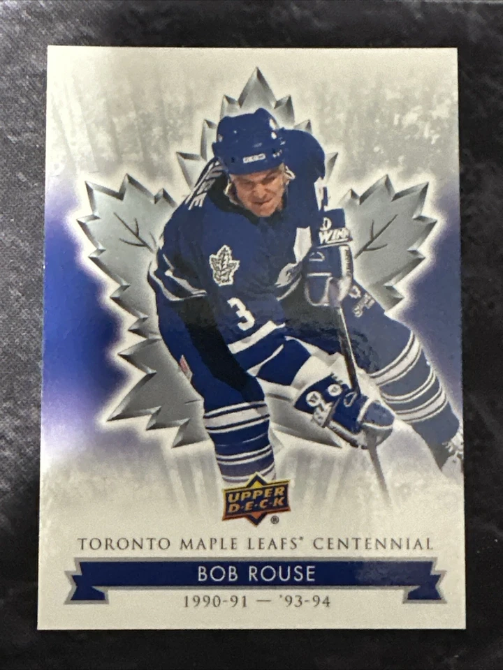 2017-18 Upper Deck Toronto Maple Leafs Centennial 10 Bob Rouse - Image 1 of 2