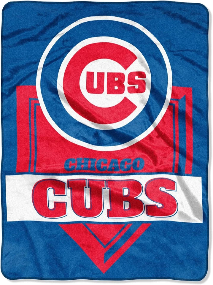 Chicago Cubs MLB 60" x 80" Plush Throw Blanket, Soft & Warm - Image 1 of 3