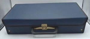 Vintage Cassette Tape Holder Carry Case Storage 24 Slots 15" x 9" x 3.5" - Picture 1 of 11