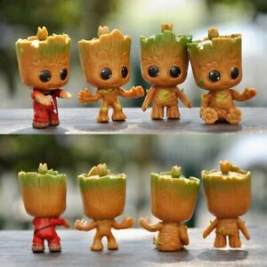 I Am Groot Cute Baby Groot Mini Figure Toy Desk Car Ornaments Kids Gift