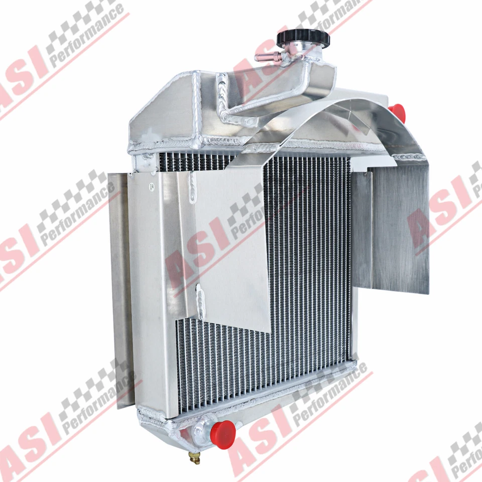 4-Row Aluminum Radiator For 1960-67 Austin Healey Sprite MG Midget 0.9L 1.1L MT - Image 1 of 4