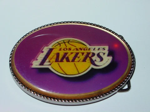 LOS ANGELES LAKERS BLINKING BELT BUCKLE CALIFORNIA CHAMPIONS -NEW! Cover
