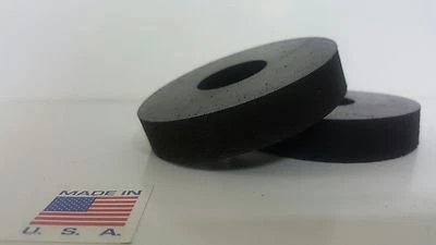 AAR Rubber Spacer Anti-vibration 1" OD x 1/4" ID x 1/2" thick 4 Pack FREE SHIPPING
