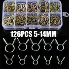 125X Spring Hose Clips/Clamps Mikalor Fuel Air Gas Water Pipe Self Clamping