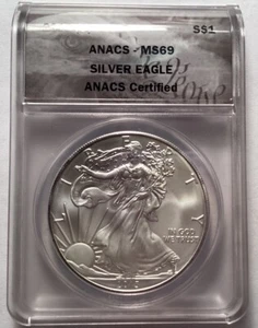 2013 S, Silver Eagle ANACS MS69 - Picture 1 of 2