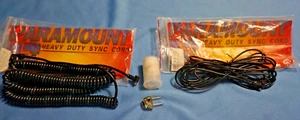 Household Flash Slave + 2 Paramount Sync Cords Male Household - Male PC 15 ft - Picture 1 of 5