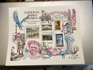 Collectzone US 1448-54 Nationalparks FDC Bogen graviert frisch (A800) - Bild 1 von 7