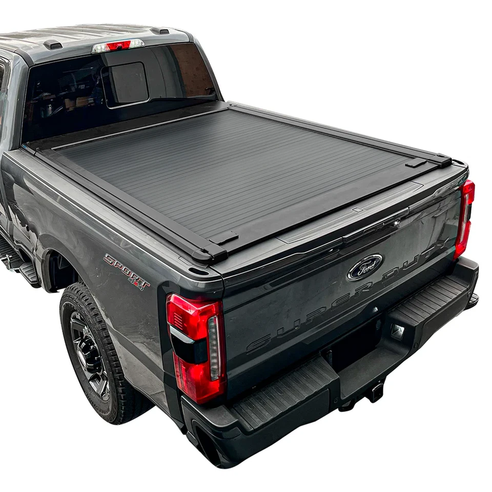MR Retractable Tonneau Cover for 2008-2026 F250 F350 Super Duty 6.8ft Bed Foto 1 de 4