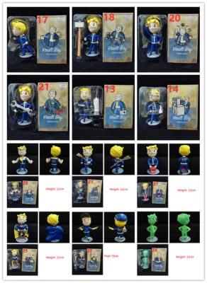 Fallout 4 Vault Boy Serie 1,2,3,4 Bobblehead Personaggio Giocattolo Collezione Bethesda PVC - Immagine 1 di 4
