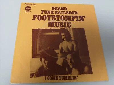GRAND FUNK RAILROAD "FOOT-STOMPIN' MUSIC" ORIG GER 1972 EX/EX - Photo 1/4