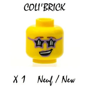Lego 3626cpb1230 - 1x Tête Visage / Minifig Head - 30011c 88475 Neuf - Picture 1 of 1