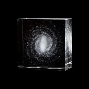 Bathsheba Laser Glas Milchstraße Kristall Wissenschaft Geschenk - mit NASA-Daten - Bild 1 von 1