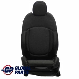 Front Seat Mini Cooper One F56 Sport Cloth / Leather Left N/S Pearl Black Carbon - Picture 1 of 12
