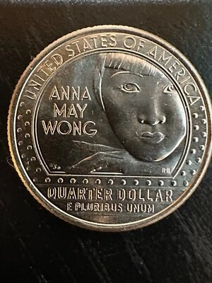 2022 D Anna May Wong Quarter Multiple Errors - Image 1 of 2