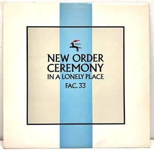 New Order Ceremony 1984 Vinyl Factory Records UK Import 12" 45 RPM - Picture 1 of 4